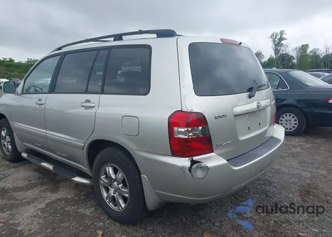 2004 Toyota Highlander V6 из США, поврежденный, VIN JTEEP21A640051556